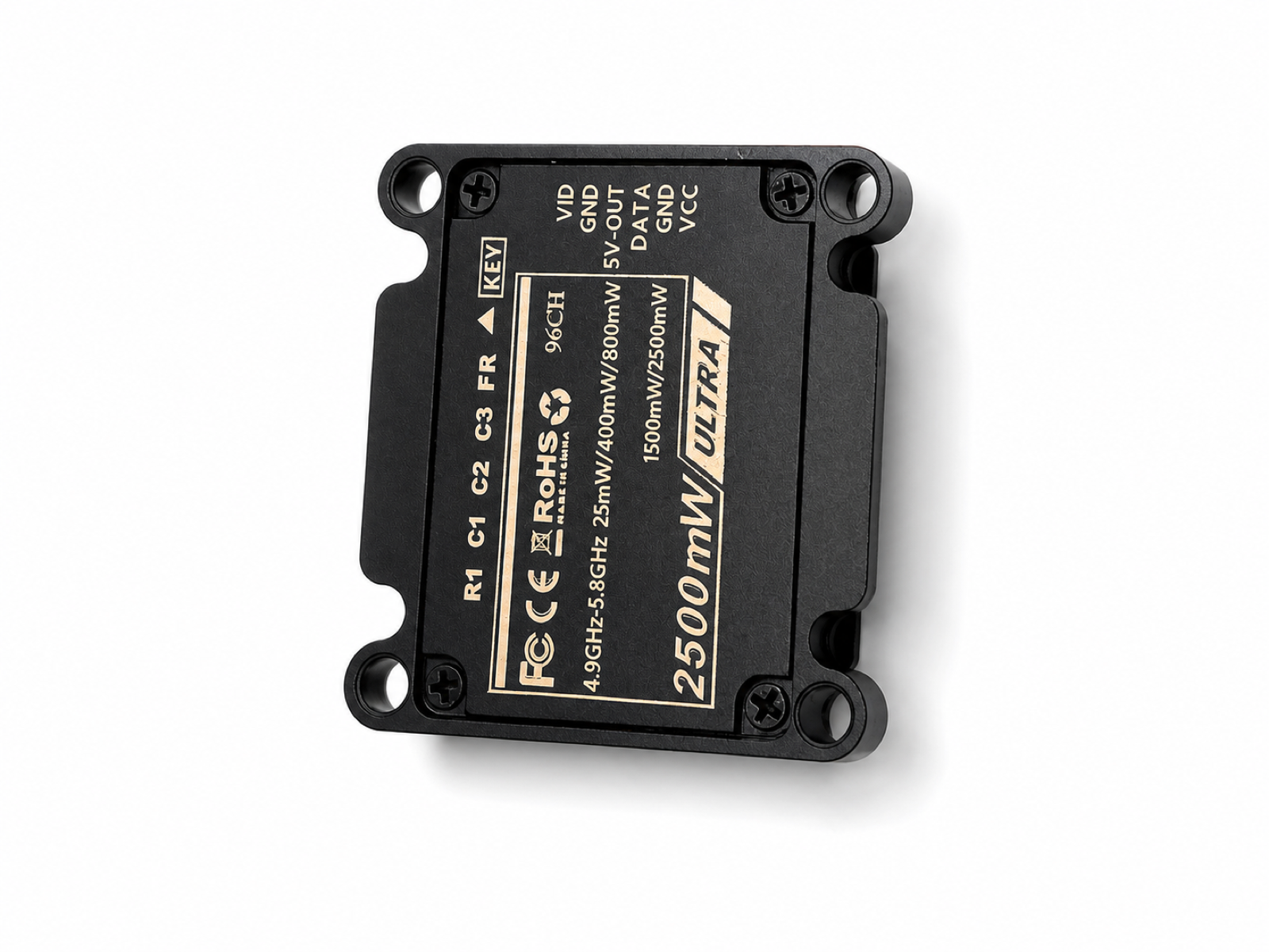 4.9–5.8G 2.5W VTX · 实拍 2